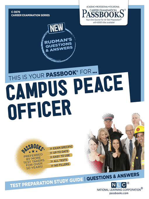 Title details for Campus Peace Officer by National Learning Corporation - Available